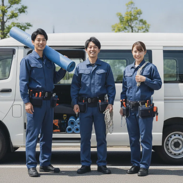 屋根のシート掛け のチーム: Hitachi-Naka